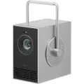 LG CineBeam Q HU710PB - DLP-projektor - RGB-laser - portabel - 500 ANSI-lumen - 3840 x 2160 - 16:9 - 4K - Miracast Wi-Fi Display / AirPlay 2 - sølv