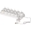 Star Trading Oppladbare LED-teklys Flame 12-pakning