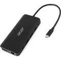 Acer 12-in-1 Type-C Dongle - Dokkingstasjon - USB-C - 2 x HDMI, DP - 1GbE