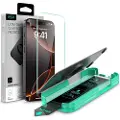 ESR iPhone 16 Pro ESR Armorite Beskyttelsesglass - 9H, 0.3mm - Svart Kant