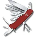 Victorinox Work Champ, Klappkniv med lås, Multiverktøyskniv, Klipp punkt, Polyamid, Rød, 21 verktøy