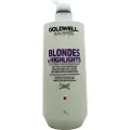 Goldwell DUALSENSES Blondiner & Highlights Anti Yellow Nøytraliserende balsam for blondt hår 1000 ml
