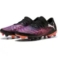 Puma FUTURE 8 MATCH FG/AG Low Football Boots Unisex, Shoes, Black/White/Glowing Red, 40