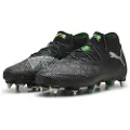 Puma FUTURE 8 ULTIMATE MxSG Football Boots Unisex, Shoes, Black/Cool Light Gray/Green, 40