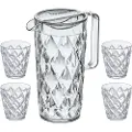 Koziol KoziolKaraffel Sett Inkl 4 Glass CRYSTAL 1,6LTransparentMugger & karaflerFra Homeroom