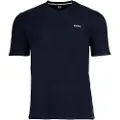 Hugo Boss for man. 50535891 Waffle T-shirt navy (L), Homewear, Cotton, Short sleeve