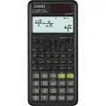 Casio FX-87DE PLUS 2nd edition - Vitenskapelig kalkulator - 10 sifre + 2 eksponenter - solpanel, batteri