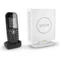 Snom m430 - Trådløs VoIP-telefon med anrops-ID - DECT - treveis anropskapasitet - SIPS, SRTP - hvit, svart