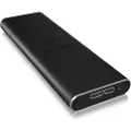 Raidsonic technology RaidSonic ICY BOX IB-183M2 - Lagringspakning med dataindikator, strømindikator - M.2 - M.2 Card - USB 3.0 - sort - (for M.2 SATA SSD)