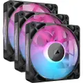 Corsair Rx Rgb Series Icue Link Rx120 Co-9051018-ww Vifte 3 Enheter