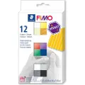 Adlibris Modellervoks FIMO-soft Staedtler ass. farver - (12 stk.)