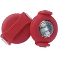 Curli Luumi lampe LED rød, 2 stk. (CR2032)