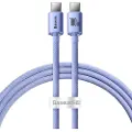 Baseus Crystal Shine cable USB-C to USB-C 100W 2m (purple)