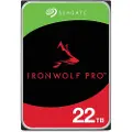 Seagate IronWolf Pro ST22000NT001 - Harddisk - 22 TB - intern - 3.5 - SATA 6Gb/s - 7200 rpm - buffer: 512 MB - med 3-års Seagate Rescue Data Recovery