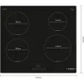 Bosch Serie 4 Pue611bb5e Induksjonstopp 60 Cm 4 Brennere