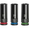 Wera 1 1/2 17-21 Mm Skrallesett