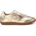 Carmela for woman. 16206009-ORO Leather trainers 162060 gold (35), Flat, Laces, Casual