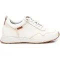 Carmela for woman. 16215201-BLANCO Leather trainers 162152 white (40), Flat, Laces, Casual