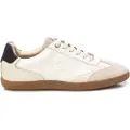 Carmela for woman. 16206001-HIELO Leather trainers 162060 white ecru (36), Flat, Laces, Casual