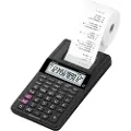 Casio HR-8RCE - Utskriftskalkulator - LCD - 12 sifre - batteri - svart