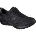 SKECHERS for woman. 12982 Summits shoes black (36), Leather, Flat, Laces, Casual, Sport