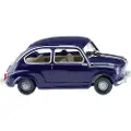 Wiking 009907 H0 Personbil model Fiat 600 - mørkeblå