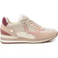 Refresh for woman. 17263005-NUDE Leather trainers 172630 nude (35), Flat, Laces, Zip, Casual
