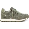 Refresh for woman. 17279001-KAKI Trainers 172790 green (40), Flat, Laces, Zip, Casual