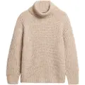 Superdry Brushed Rib Slouch Nk Genser Med Høy Hals