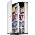 Durable KEY BOX - Nøkkelskap - 72 kroker - børstet aluminium - aluminium