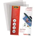 Fellowes Laminating Pouches SuperQuick Capture 125 micron - 125 mikroner - 100-pack - glanset - gjennomsiktig - A4 (210 x 297 mm) lamineringspunger