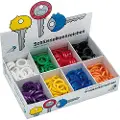 Wedo 262 8008, Nøkkelring, Assorterte farger, Plast, Rund, 24 mm, 24 mm