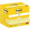 Post-It 7100290163, Rektangel, Gult, Papir, 51 mm, 38 mm, 100 ark