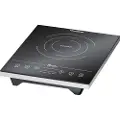 Rommelsbacher CT 2010/IN, Sort, Hvit, Benkeplate, Sonebasert induksjon, Glass-keramikk, 1 zone(s), 1 zone(s)