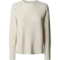 Pepe Jeans for woman. PL702265 Nila jumper off white ecru (L), Casual, Cotton, Sustainable