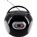 Soundmaster SCD2120, 1,33 kg, Sort, Bærbar CD-spiller