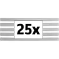 Toolcraft TC-11200X25T Varmlimpinde 11 mm 200 mm Gjennomsiktig 500 g 25 stk.