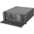 Silverstone RM42-502 - Rackmonterbar - 4U - SSI EEB - ingen strømforsyning (ATX / PS/2) - svart - USB/lyd