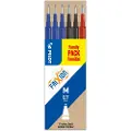 Pilot Refill Pilot Frixion Clicker Medium 0,7 mm med 6 stk. ass. farver