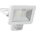 Goobay GB 53882 - LED flomlys med sensor 30 W hvit IP44, Hvid