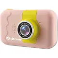 Denver KCA-1350 Rosa | Digitalkamera for barn | flip linse, 2 LCD-skjerm, 400mAh batteri