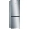 Bosch Serie | 2 KGN36NLEA - Kjøleskap/fryser - bunnfryser - bredde: 60 cm - dybde: 66 cm - høyde: 186 cm - 305 liter - Klasse E - inox
