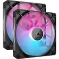 Corsair RX RGB Series, iCUE LINK RX140 RGB, 140mm Fan, Dual Pack