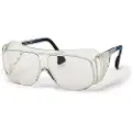 Uvex 9161 - Vernebriller - klart glass - polykarbonat, termoplast-polyuretan (TPU), polybutylene terephthalate - svart ramme, blå ramme - PPE Category II