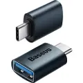 Baseus Adapter USB Baseus Ingenuity OTG USB-C - USB Niebieski (ZJJQ000003)