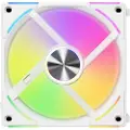 Lian Li UNI FAN AL120 V2 - Kabinettvifte - 120mm - Hvit med RGB-lys - 29 dBA