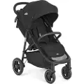Joie Litetrax Pro, Baldakin, Barnevogn med reisesystem, Alle kjønn, Solide hjul, Sammenleggbar, Sort