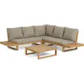 Kave Home Kave HomeHjørnesofa Flaviina, 5-seterBrunLoungesofaerFra Homeroom