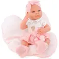 Berjuan Nyfødt Jentebaby Body Med Rysjer 45 Cm