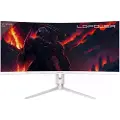LC-Power LC-M34-Q-C-PRO - LED-skjerm - kurvet - 34 - 3440 x 1440 UWQHD @ 165 Hz - VA - 350 cd/m² - 3000:1 - HDR10 - 1 ms - HDMI, DisplayPort, USB-C - hvit